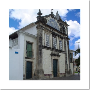 Church of the Sea with a tiled facade Posters and Art